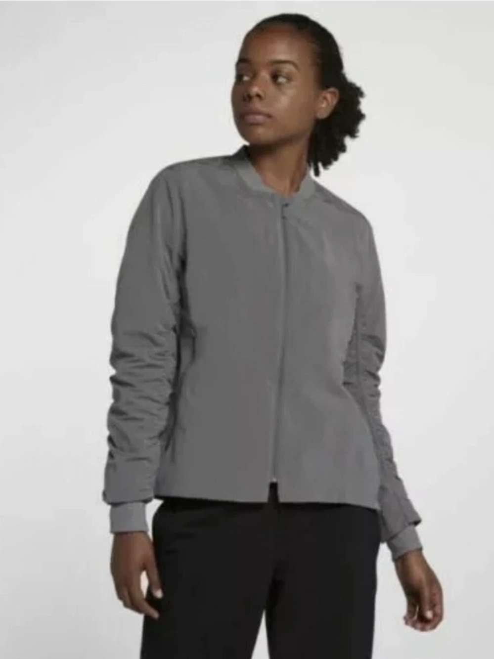 Nike Women's Shield Golf Bomber Jacket - Picture 2 of 11